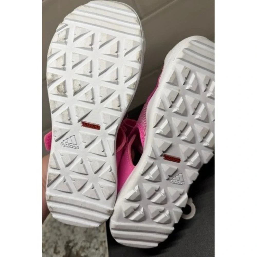 Adidas Terrex Sumra Kids Pink White Geometric Water Sport Sandals Size 3